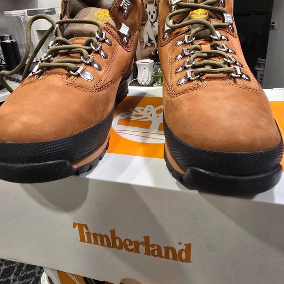 Timberland Euro Hiker Lace Up Men's Boots Rust Nubuck TB0A61YXF13 Size 10.5 NEW - Picture 6 of 12